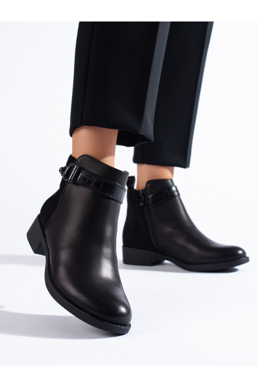 Melns  sieviešu zābaki