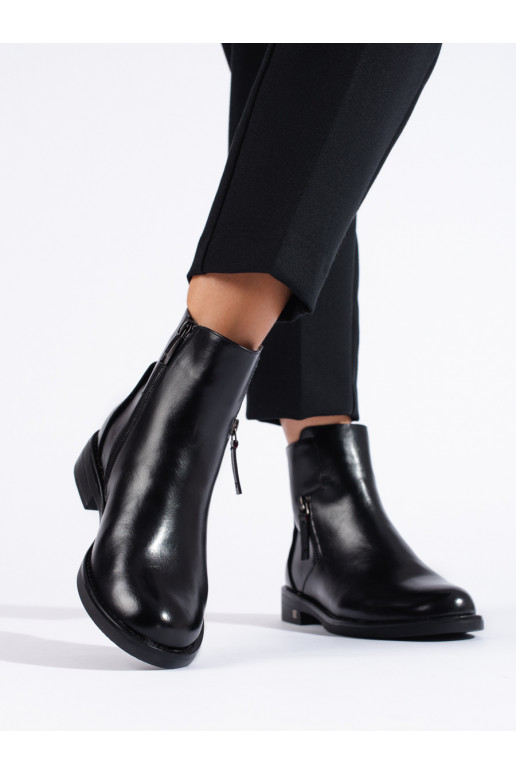 Melns  sieviešu zābaki Potocki