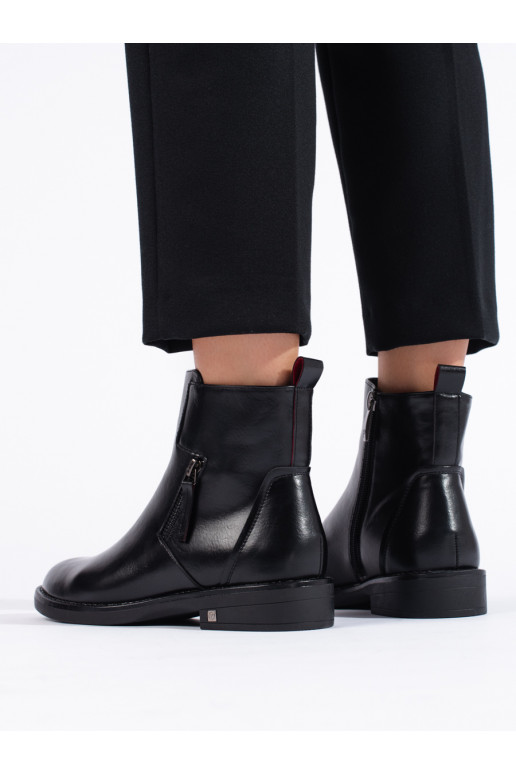 Melns  sieviešu zābaki Potocki