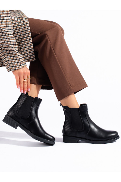 Melns sieviešu zābaki 