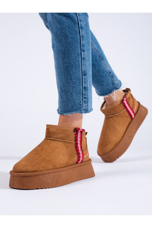 zamšādas Sieviešu sniega zābaki 