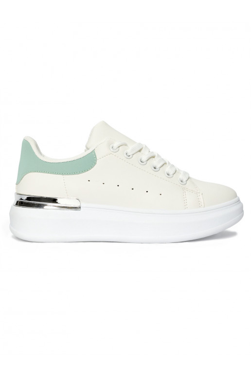 Baltas klasiska modeļa sieviešu kedas z m elementem