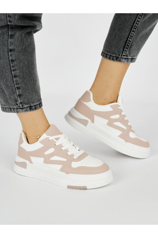 Rozā krāsas Apavi kedu modelī ar platformu