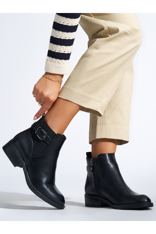 Melns   sieviešu zābaki