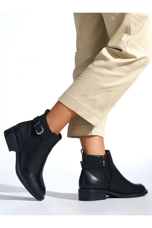 Melns   sieviešu zābaki