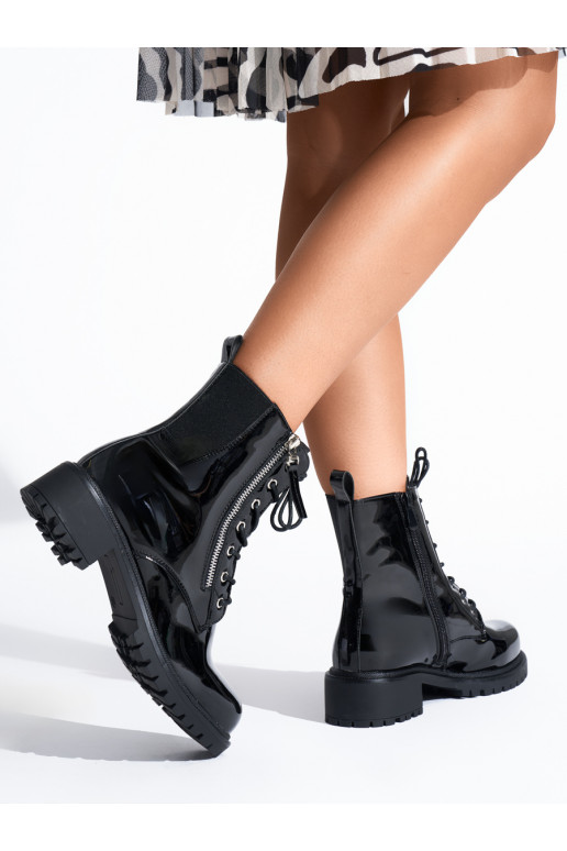 Melns  sieviešu zābaki