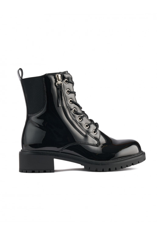 Melns  sieviešu zābaki