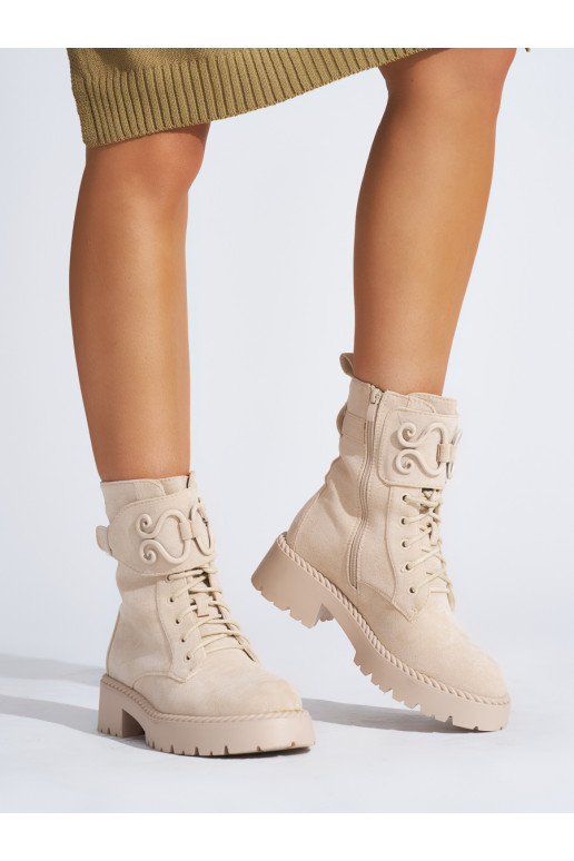 zamšādas  sieviešu zābaki