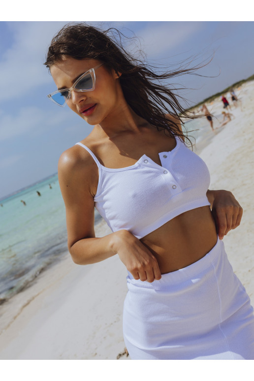 Balts divdaļīgs komplekts RUE PARIS Balts divdaļīgs komplekts RUE PARIS