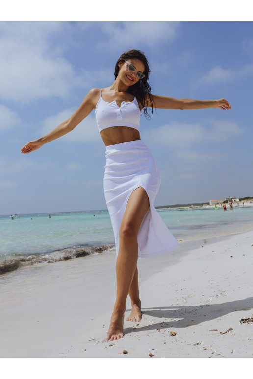 Balts divdaļīgs komplekts RUE PARIS Balts divdaļīgs komplekts RUE PARIS