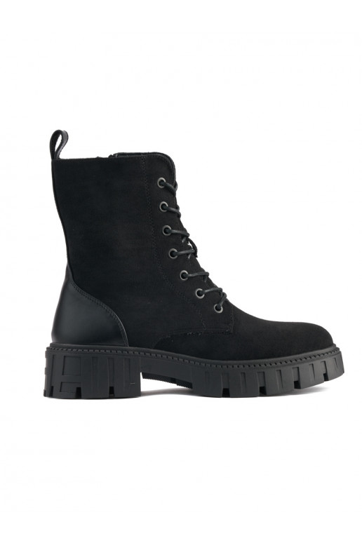 Melns  sieviešu zābaki