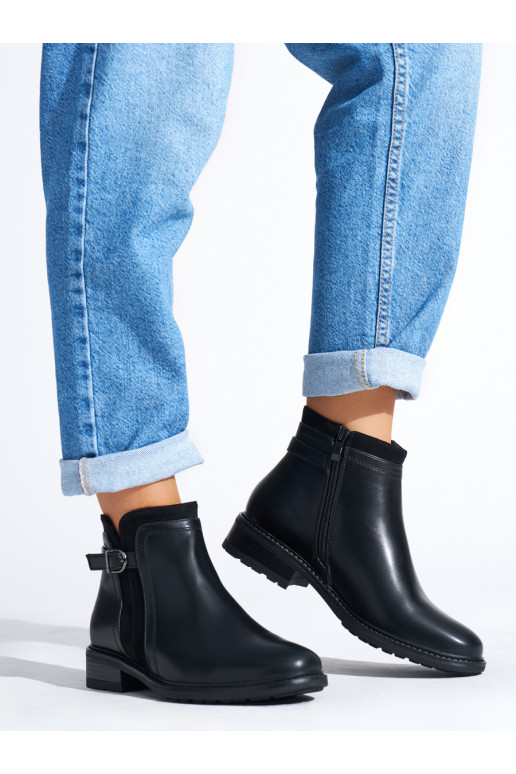 Melns sieviešu zābaki 