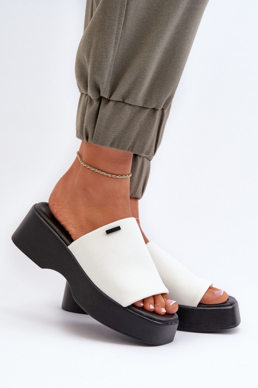 Sieviešu čības Big Star baltas krāsas