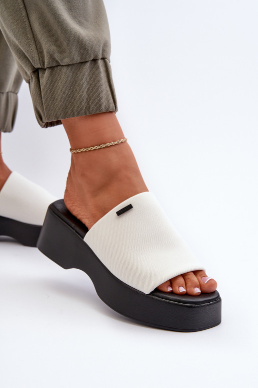 Sieviešu čības Big Star baltas krāsas