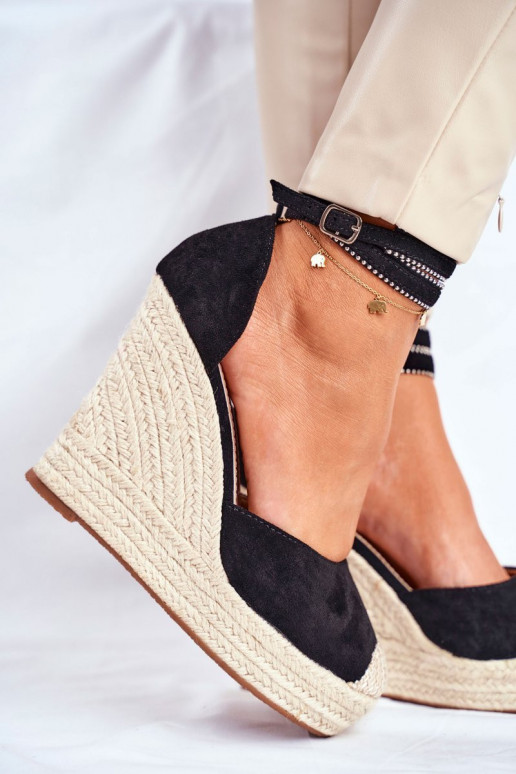 Sandales espadrilas DEBEVE BLACK Sandales espadrilas DEBEVE BLACK
