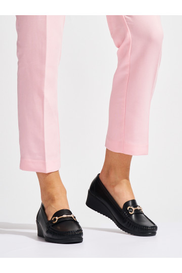 Melns  mokasīni  ze m zdobieniem 2