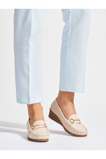 smilšu krāsas  mokasīni  ze m zdobieniem 2