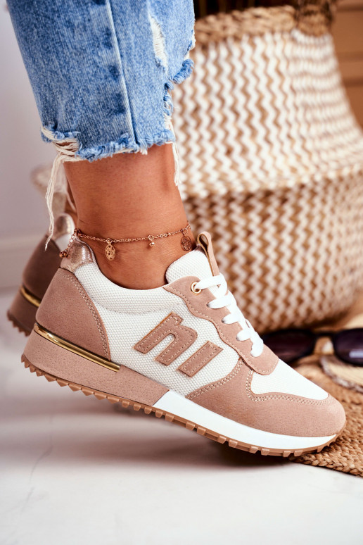 Sporta stila apavi MADELINE BEIGE Sporta stila apavi MADELINE BEIGE