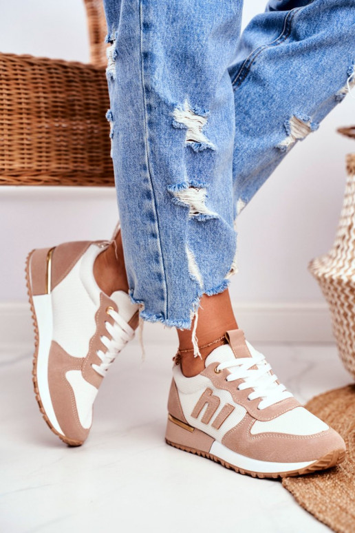 Sporta stila apavi MADELINE BEIGE Sporta stila apavi MADELINE BEIGE