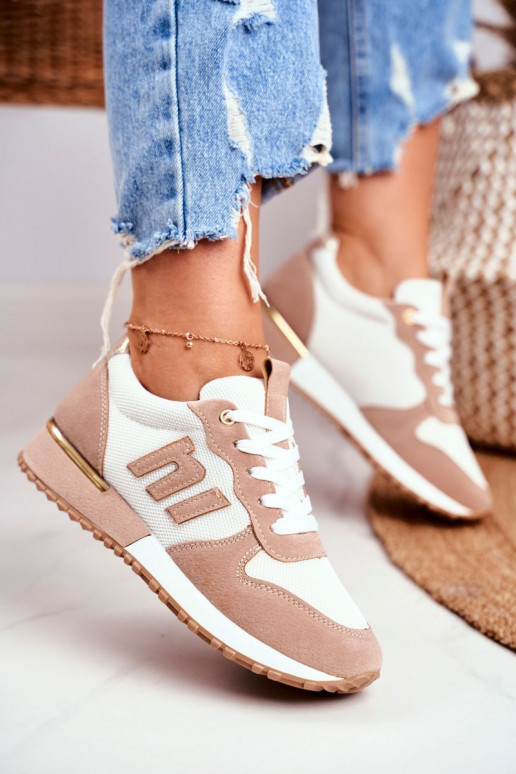 Sporta stila apavi MADELINE BEIGE Sporta stila apavi MADELINE BEIGE