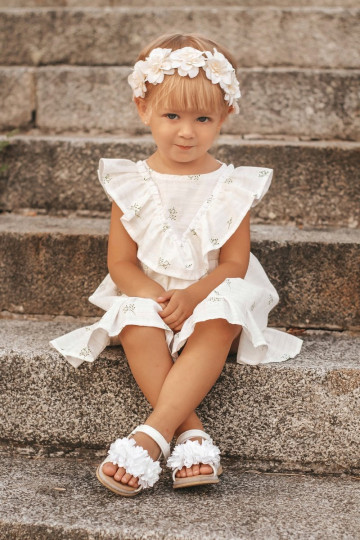 Bērnu sandales ar ziediem... 2