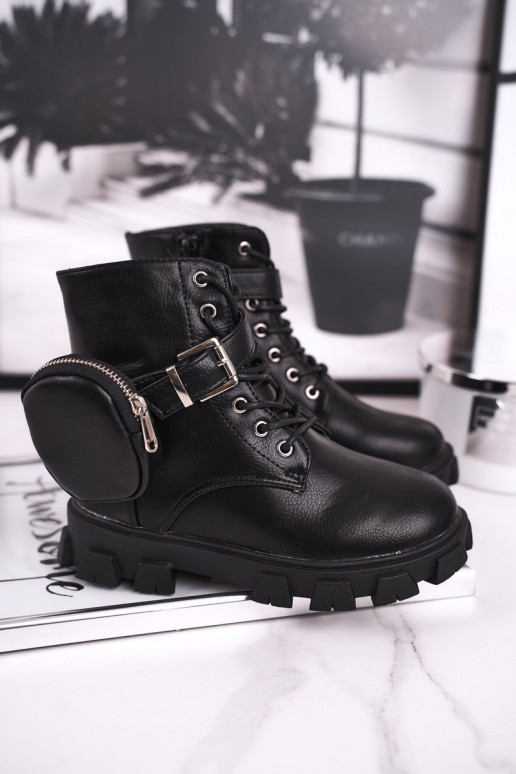 Silti bērnu apavi melnā krāsā