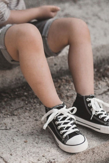 Bērnu apavi ar melnu zoli