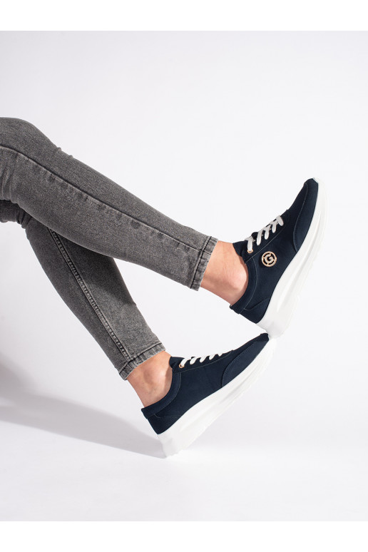 tumši zilas krāsas   Sporta apavi ar platformu