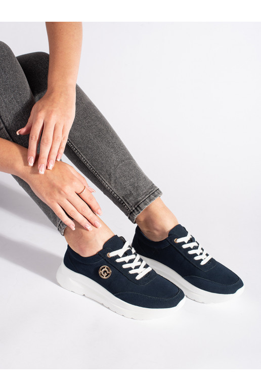 tumši zilas krāsas   Sporta apavi ar platformu