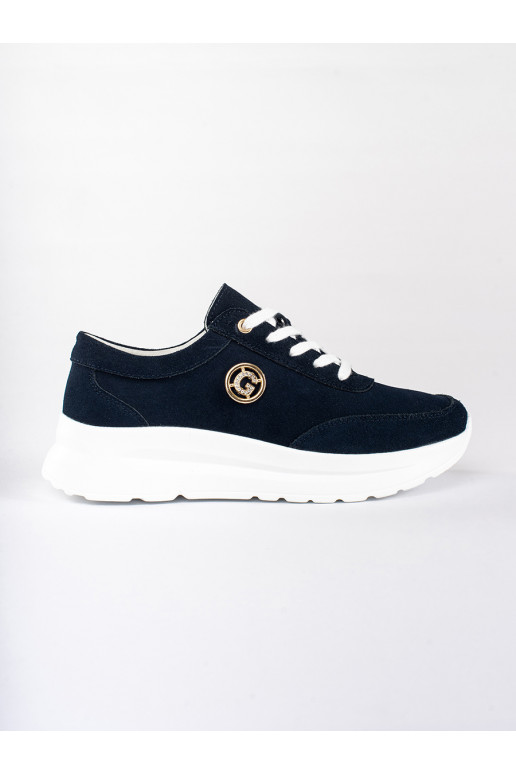 tumši zilas krāsas   Sporta apavi ar platformu