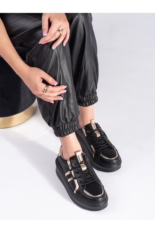   Melnas krāsas Sporta apavi ar platformu