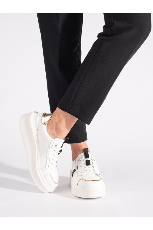   balta krāsa Sporta apavi ar platformu