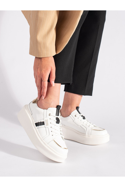   balta krāsa Sporta apavi ar platformu