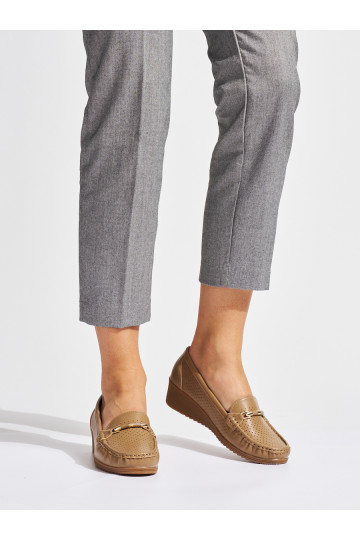 brūnas krāsas  mokasīni na j ue