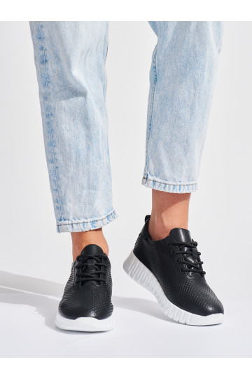 kurpes Melnas krāsas Sergio Leone