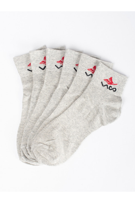 Pelēkas krāsas  skarpetki Vico 3 gab 