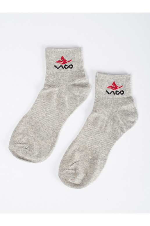Pelēkas krāsas  skarpetki Vico 3 gab 