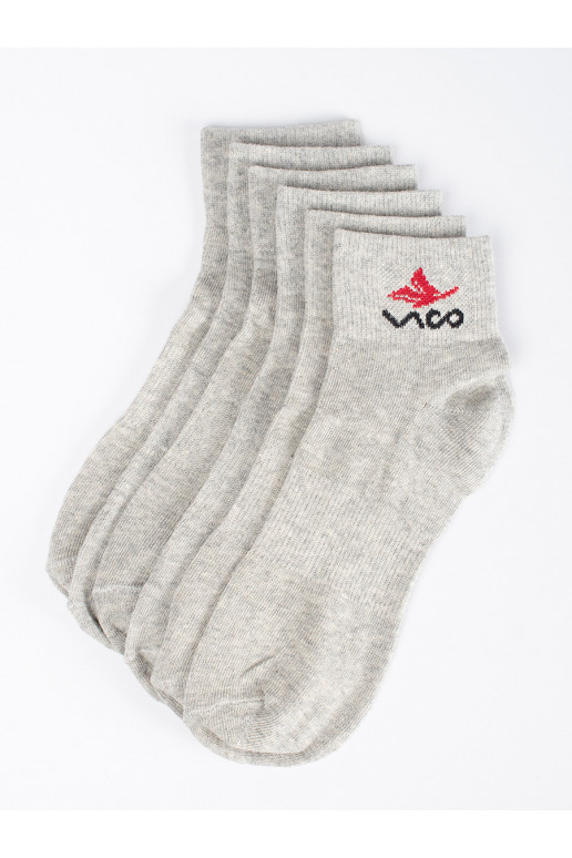 Pelēkas krāsas  skarpetki Vico 3 gab 
