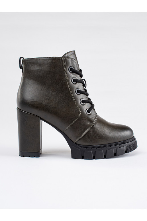 haki krāsas sieviešu zābaki 