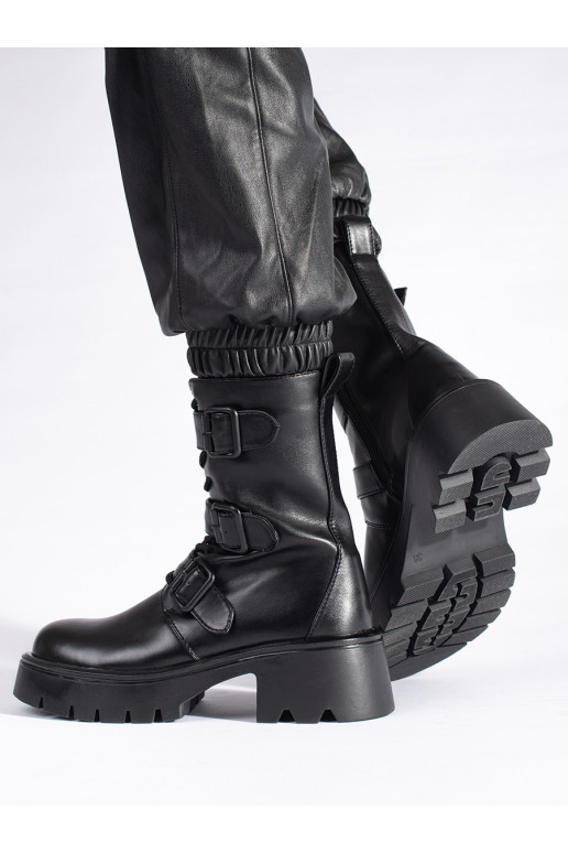  Melnas krāsas sieviešu zābaki 