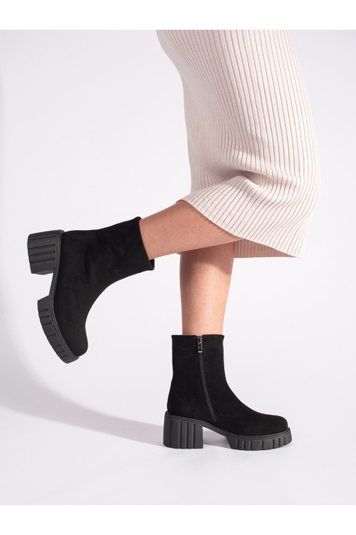 Melns  zābaki ar platformu