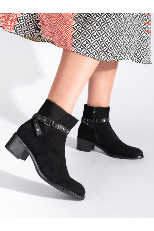 zamšādas Melnas krāsas zābaki  Sergio Leone