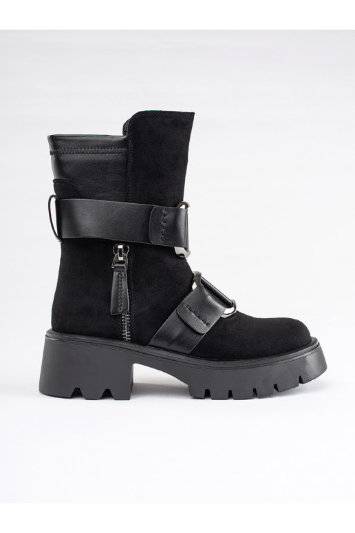 Melns  sieviešu zābaki 