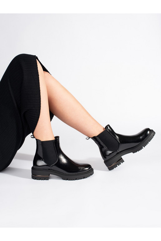 Laque sieviešu zābaki ar platformu Sergio Leone