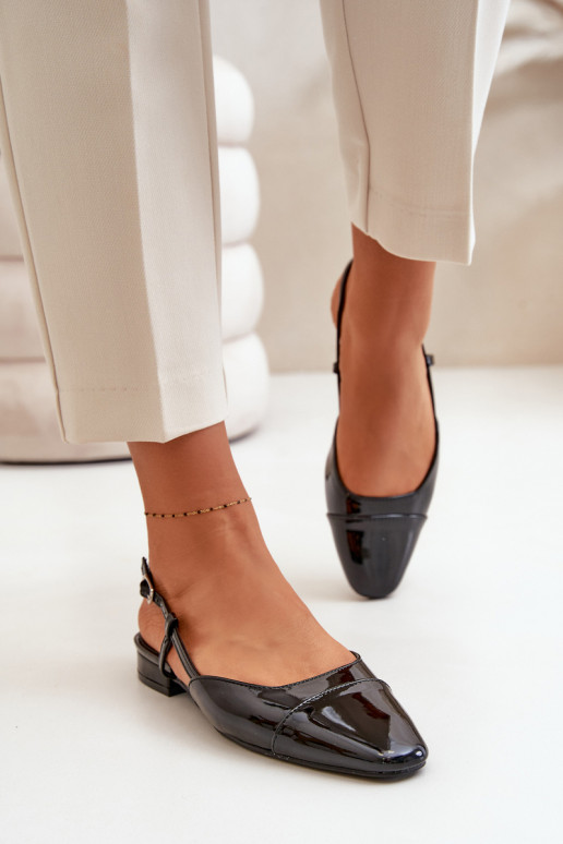 Lakotas balerīnas  Apavi ar spicu purngalu Melns Kairael