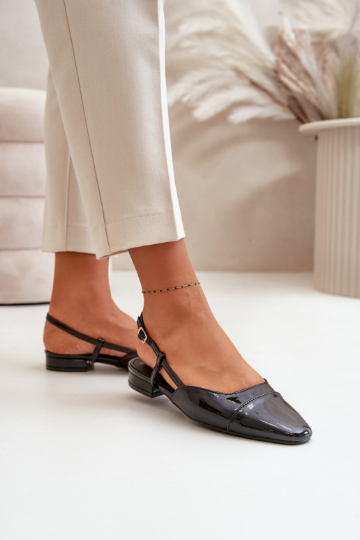 Lakotas balerīnas  Apavi ar spicu purngalu Melns Kairael