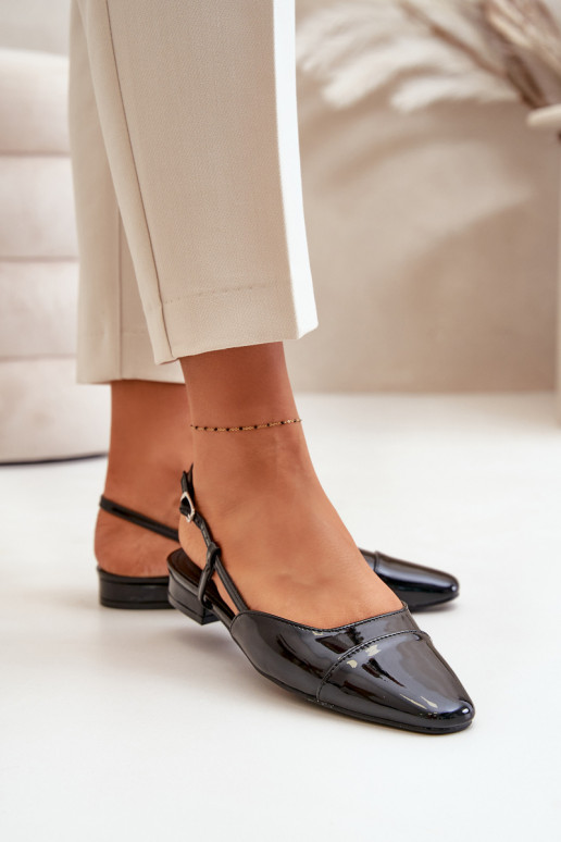 Lakotas balerīnas  Apavi ar spicu purngalu Melns Kairael