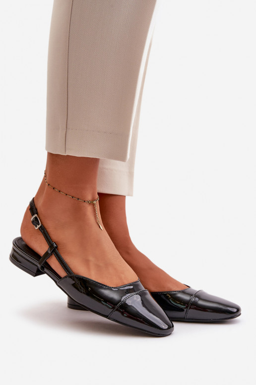 Lakotas balerīnas  Apavi ar spicu purngalu Melns Kairael