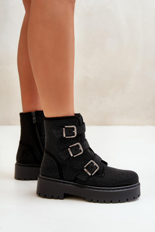 siltināti Sieviešu puszābaki  Melns Ciascia