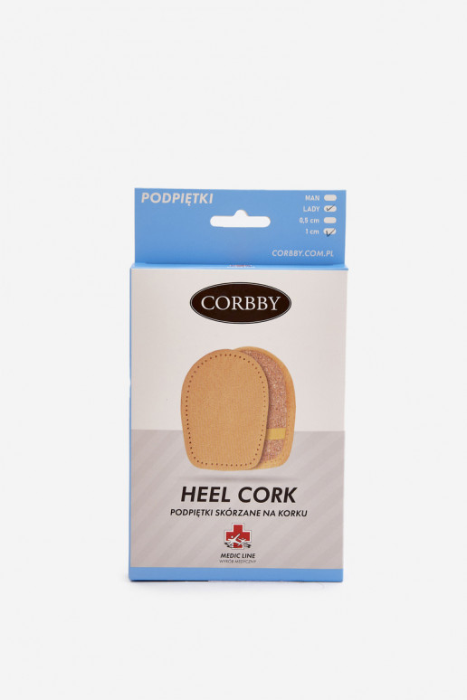 CORBBY Ādas korķa papēži CORBBY Ādas korķa papēži